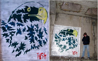 Graffiti Wall in Lviv - Photo by Stencilman