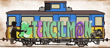 Graffiti Sketch in Lviv - Photo by Stencilman (2011)