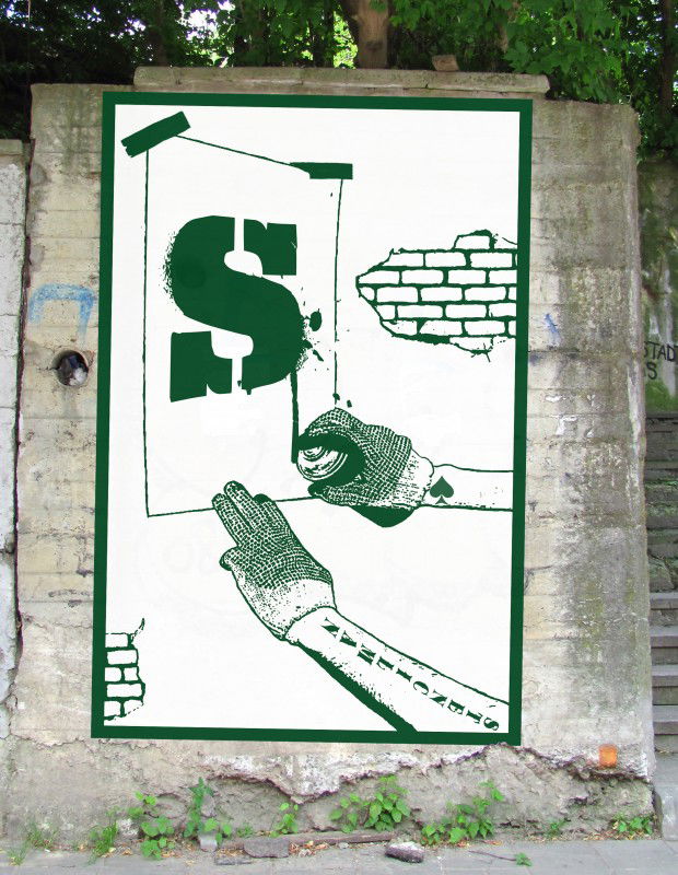 Graffiti Street Art in Lviv - Photo by Stencilman (2013)