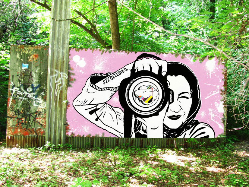 Graffiti Street Art in Lviv - Photo by Stencilman (2012)