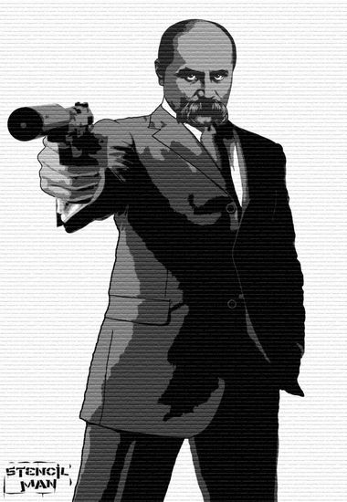 Graffiti Sketch in Lviv - Photo by Stencilman (2012)