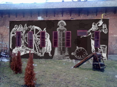 Graffiti Wall in Lviv - Photo by Stencilman (2013)