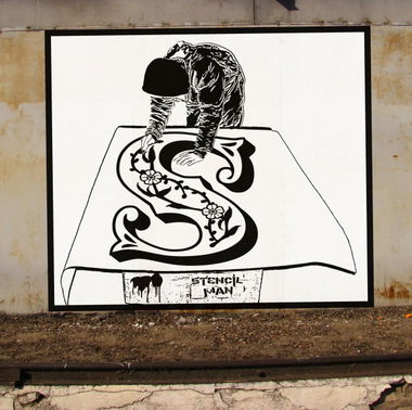 Graffiti Wall in Lviv - Photo by Stencilman (2013)