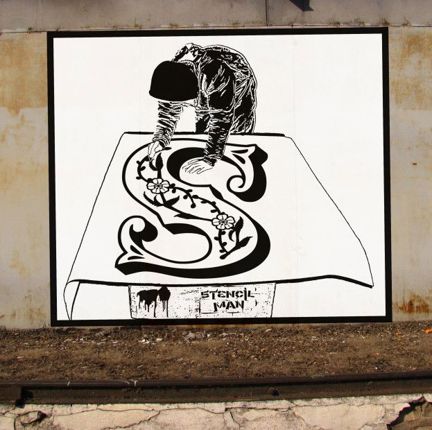 Graffiti Wall in Lviv - Photo by Stencilman (2013)