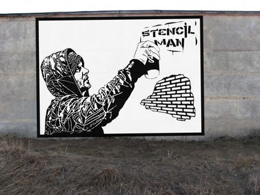 Graffiti Wall in Lviv - Photo by Stencilman (2013)