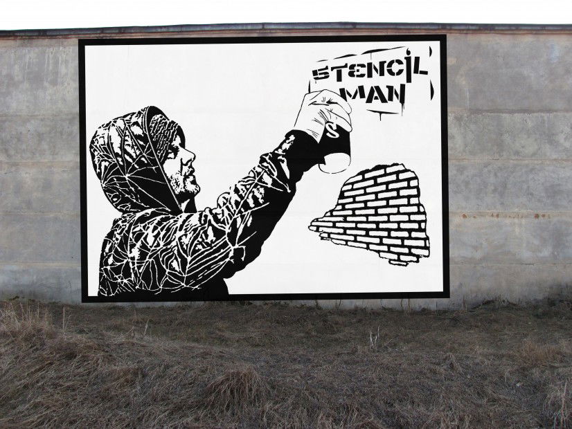 Graffiti Wall in Lviv - Photo by Stencilman (2013)