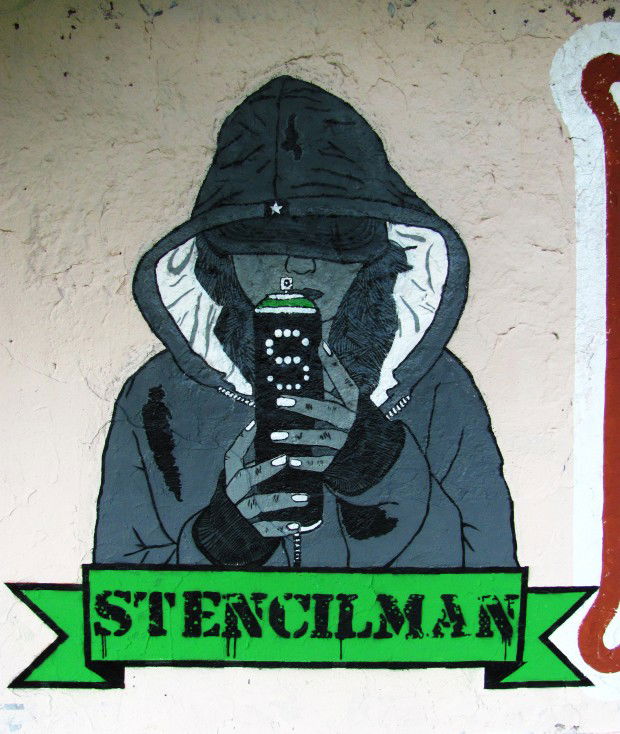 Graffiti Wall in Lviv - Photo by Stencilman (2013)