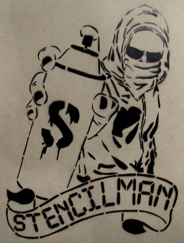 Graffiti Street Art in Lviv - Photo by Stencilman - stencil-bombing (2013)