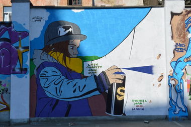 Graffiti Wall - Photo by Stencilman - LVIV, GRAFFITY, JAM