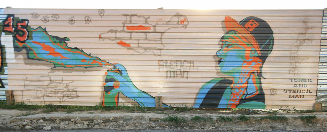 Graffiti Artwork in Україна - Photo by Stencilman - Tonek, and, Stencilman (2015)