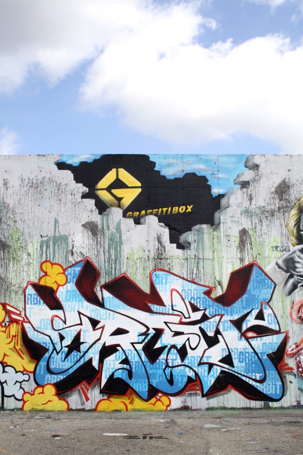 Graffiti Wall - Photo by StereoHeat - Orbit, Gbox, Graffitibox (2011)