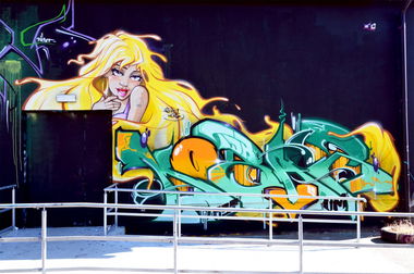 Graffiti Wall - Photo by StereoHeat - Mobar, Orbit, StereoHeat (2014)