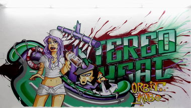 Graffiti Wall - Photo by StereoHeat - Kobe, Orbit, StereoHeat (2012)