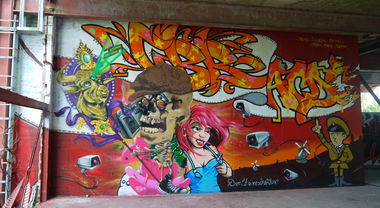 Graffiti Wall - Photo by StereoHeat - Pets, Gerdt, Spion (2012)