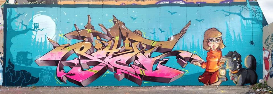 Graffiti Wall - Photo by StereoHeat - Phet, Stereoheat, SBB (2015)