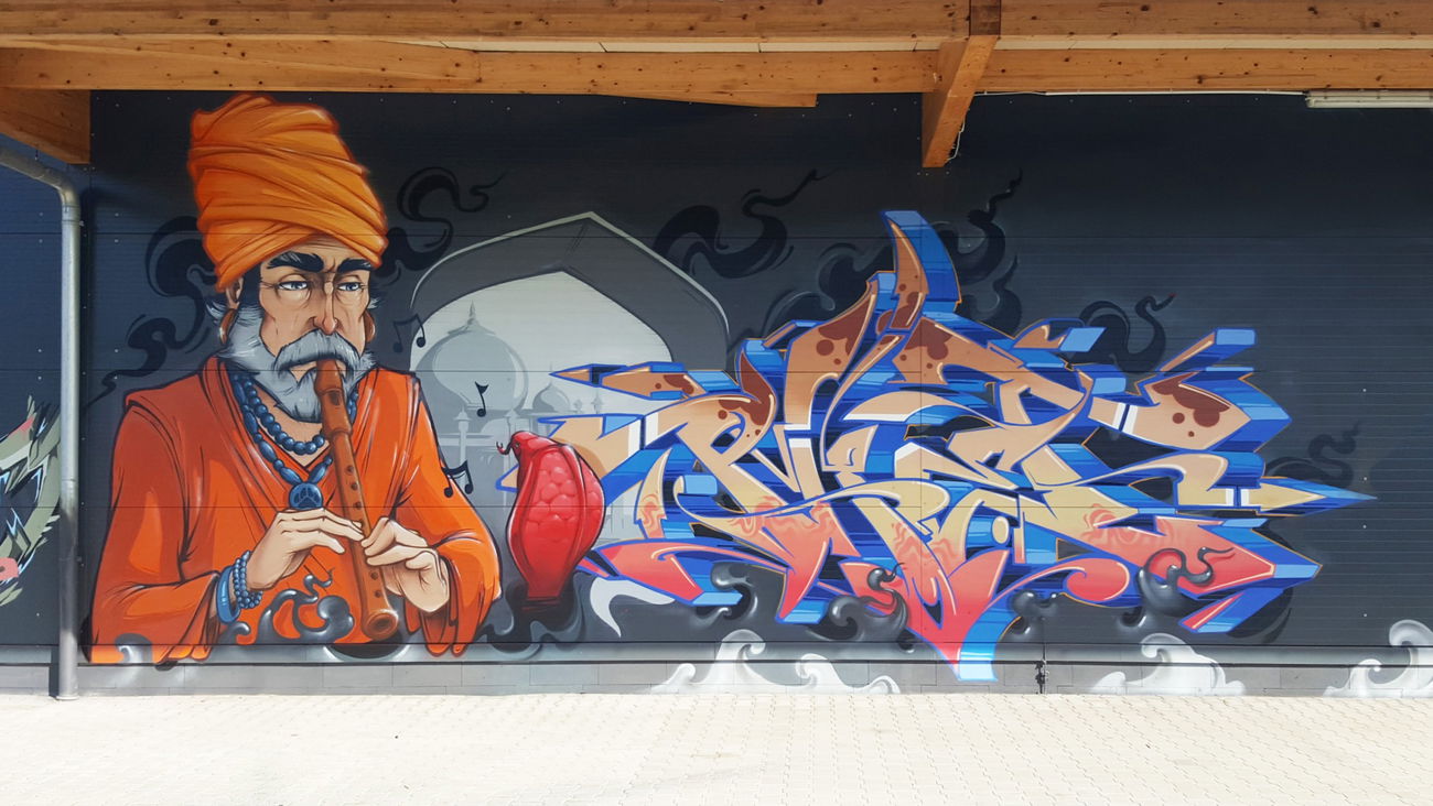 Graffiti Wall in Oldenburg - Photo by StereoHeat - superbadboys, phet, stereoheat (2017)