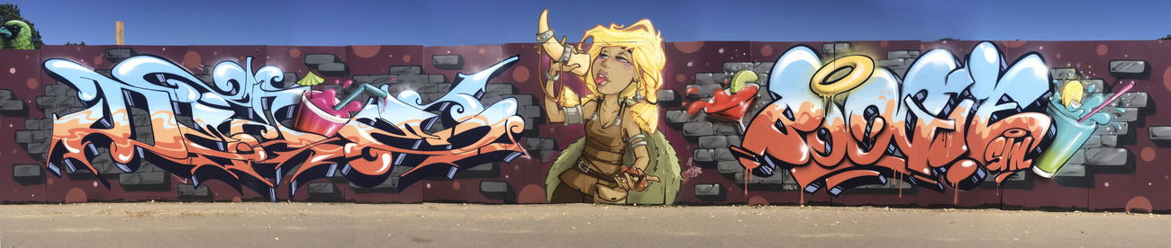 Graffiti Wall in Dänemark - Photo by StereoHeat - rfgraff, rf15 (2015)