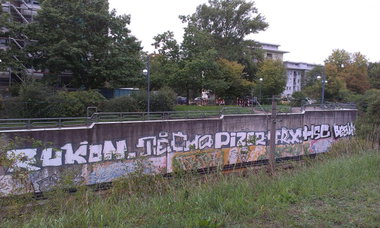 Graffiti Bombing in Karlsruhe - Photo by Still_Crazy - Rukon, Techo, Pizer