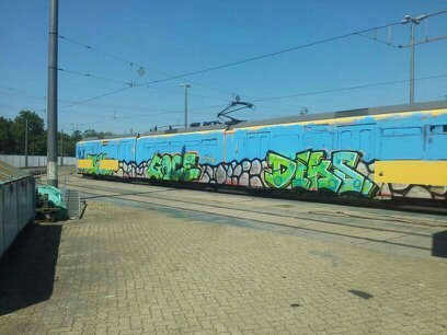 Graffiti Train in Karlsruhe - Photo by Still_Crazy