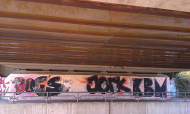 Graffiti Wall in Karlsruhe - Photo by Still_Crazy - Dogs, Jerk, KBM