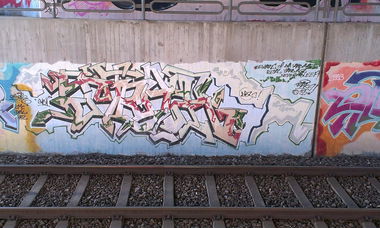 Graffiti Wall in Karlsruhe - Photo by Still_Crazy - Trak, Oldschool