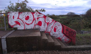 Graffiti Bombing in Karlsruhe - Photo by Still_Crazy - Besiq