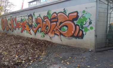 Graffiti Wall in Karlsruhe - Photo by Still_Crazy - Olek, Bcos, Nois