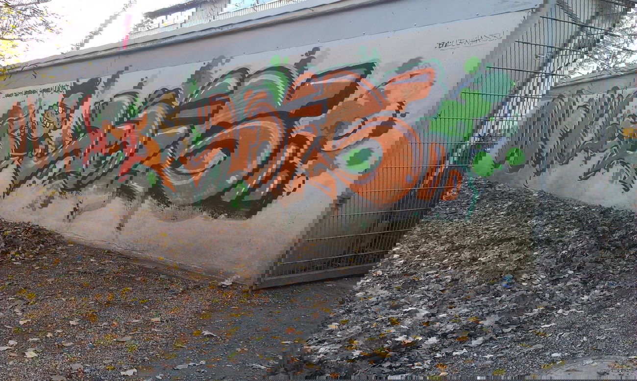 Graffiti Wall in Karlsruhe - Photo by Still_Crazy - Olek, Bcos, Nois