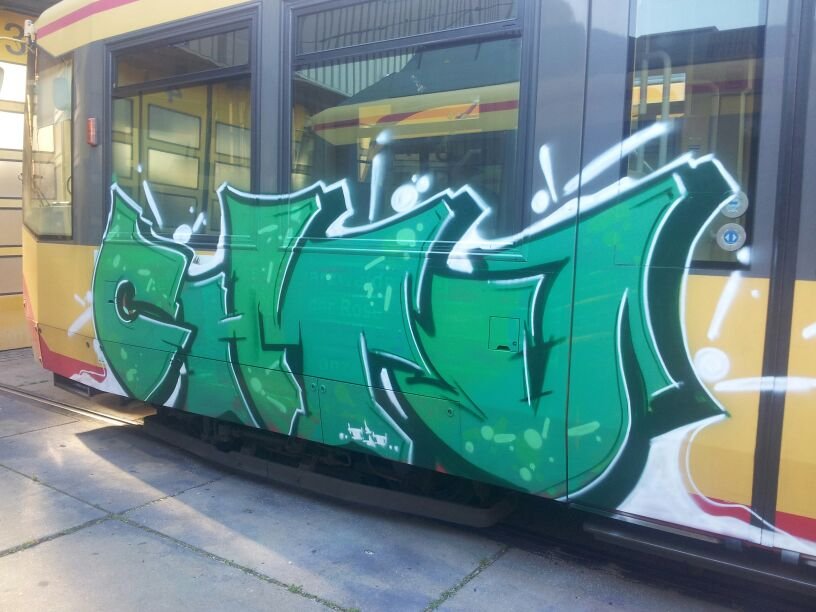 Graffiti Train in Karlsruhe - Photo by Still_Crazy - CHTU, Train