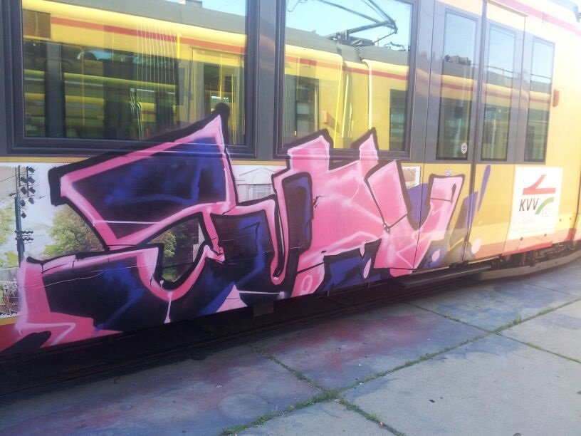 Graffiti Train in Karlsruhe - Photo by Still_Crazy - Juhu, Train