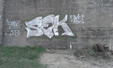 Graffiti Wall in Karlsruhe - Photo by Still_Crazy - Sek, Toek