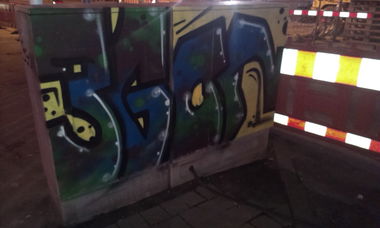Graffiti Bombing in Karlsruhe - Photo by Still_Crazy - 3Gon, 3, Gon