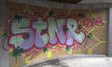 Graffiti Wall in Karlsruhe - Photo by Still_Crazy - Stoner, Stnr, Stn