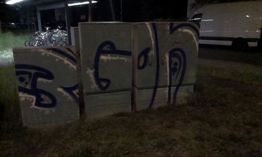 Graffiti Bombing in Karlsruhe - Photo by Still_Crazy - 3Gon, 3, Gon