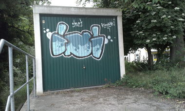 Graffiti Bombing in Karlsruhe - Photo by Still_Crazy - Ini