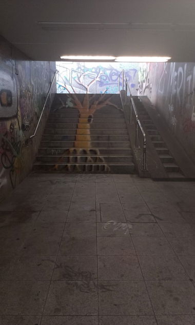 Graffiti Street Art in Karlsruhe - Photo by Still_Crazy - Tree, Baum