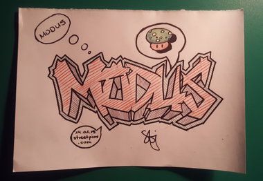 Graffiti Wall - Photo by StitchesZone - Modus (2019)