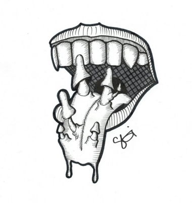 Graffiti Sketch - Photo by StitchesZone - mushroom (2015)