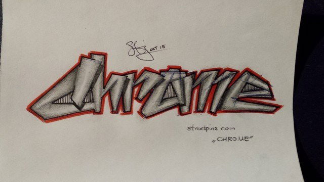 Graffiti Sketch - Photo by StitchesZone