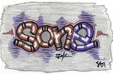 Graffiti Sketch - Photo by StitchesZone (2015)