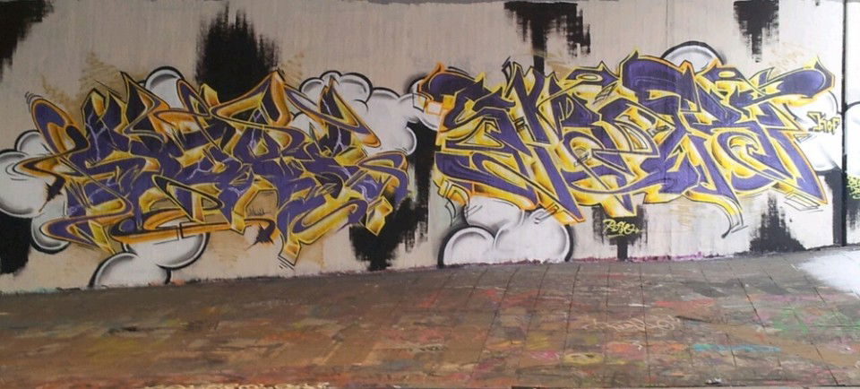Graffiti Wall in Bochum - Photo by Stoker - Smat, Stoke, KOF (2013)