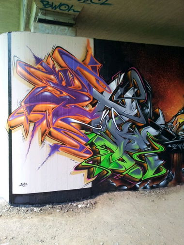Graffiti Wall in Kassel - Photo by Stoker - Stoke, Stoker, Kassel (2012)