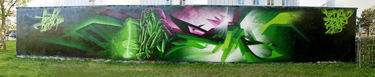 Graffiti Wall - Photo by StoneOne - graffiti, vienna, 3d.