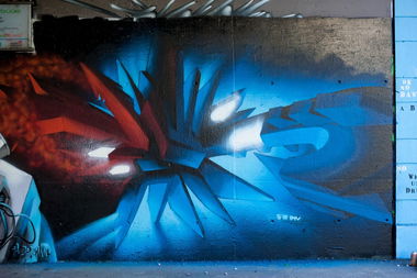 Graffiti Wall - Photo by StoneOne - graffiti, vienna, 3d.