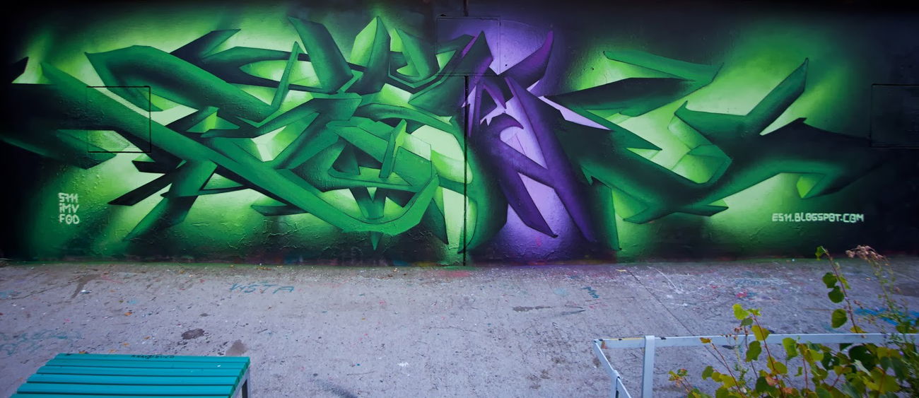 Graffiti Wall - Photo by StoneOne - graffiti, vienna, 3d.