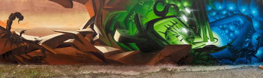 Graffiti Wall - Photo by StoneOne - stone, stone, one