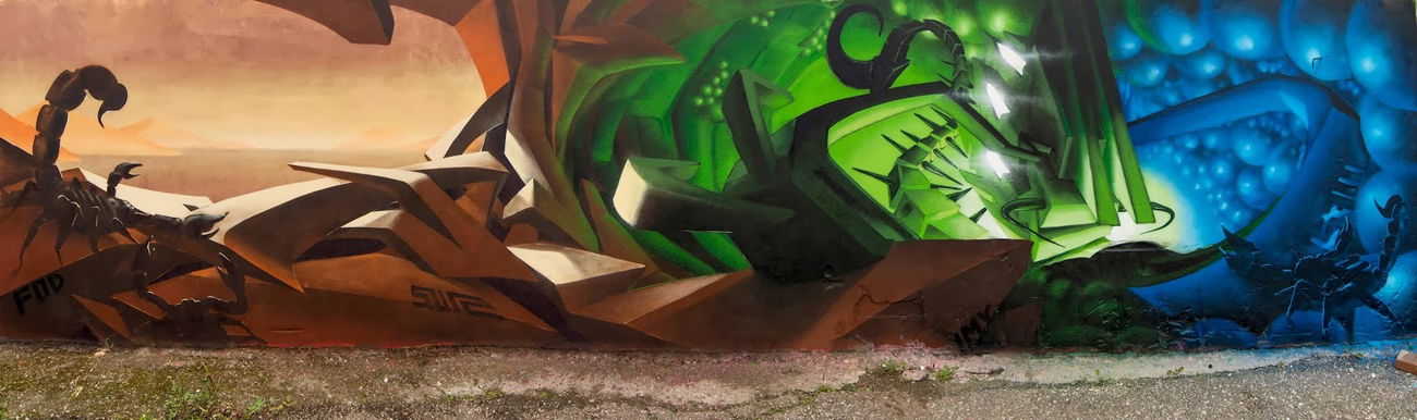 Graffiti Wall - Photo by StoneOne - stone, stone, one