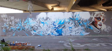Graffiti Wall - Photo by StoneOne - stone, stone, one