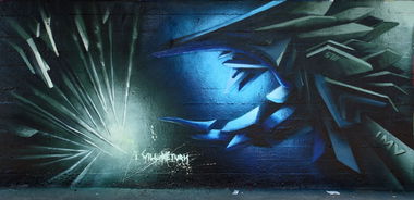 Graffiti Wall - Photo by StoneOne - graffiti, vienna, 3d.