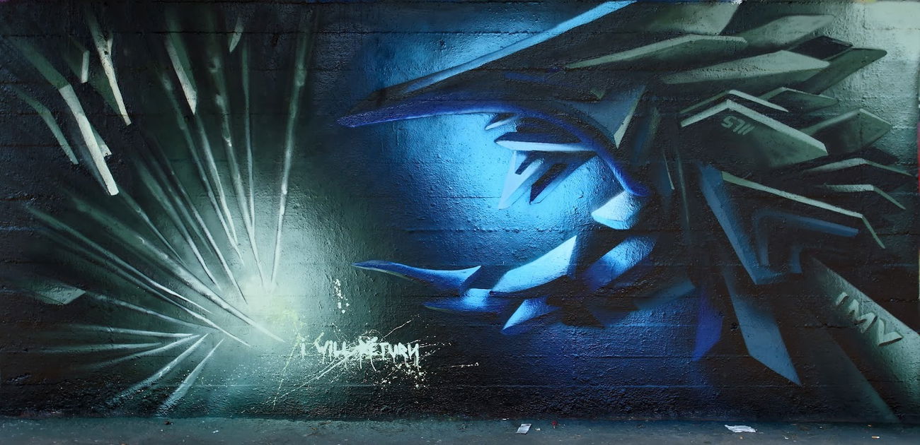 Graffiti Wall - Photo by StoneOne - graffiti, vienna, 3d.